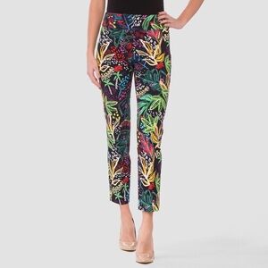 Joseph Ribkoff Tropical Print Trousers